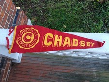 Vintage CHADSEY HIGH SCHOOL Pennant , DETROIT, Mi picture