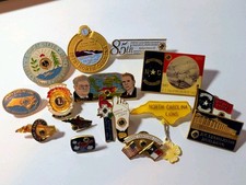 Lot Of 16 Vintage Lions Club North Carolina  Brooch Pins 1972-2009 Ship Cardinal picture