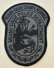 Vintage Miami Dade County Florida Police Subdued Patch Unused picture