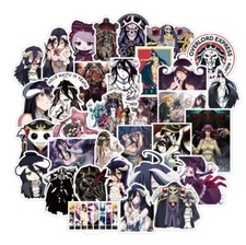 Mix 50 PCs Overlord Albedo Anime Luggage Laptop Notebook Sticker - No Duplicate picture