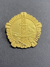 ALBANIA MEDAL ORDER FOR DISTINGUISHED LABOR IN MINING & GEOLOGY FIRST CLASS 1965 picture
