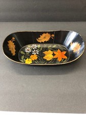 Vintage Antique tole  Sarreid Ltd  Signed Painted Rustic Metal Farmhouse Bowl  picture