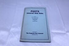Vintage Copyright 1933 Posts Universal Slide Rules Manual picture