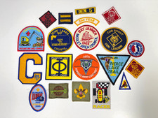 Vintage Boy Scouts Patches Badges Lot BSA Cub Scouts Camp Collectible picture