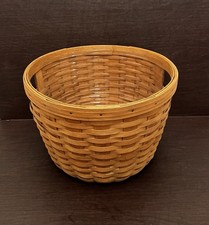Vtg 1992 Longaberger Classic Corn /Apple Woven Basket XL W/Handles 16” x 11” picture