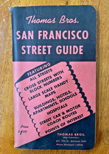 Vintage 1949 Thomas Bros. San Francisco Street Guide picture