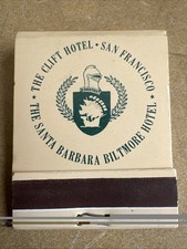 The Clift Hotel San Francisco Vintage Matchbook Circa 1970 Full Unstruck ++++ picture