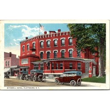 Witherill Hotel Margaret St Plattsburg NY Vintage Postcard SP7-26 picture