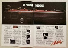 1989 Magazine 4-Pg Booklet Mercury Outboard Motors & Astro Boats  Brunswick Corp picture