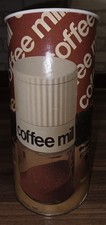 NOS Vintage Gemco Burr Coffee Grinder Manual Hand Crank Glass  Cream Coffee Mill picture