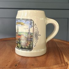 Vintage Schedel Bavaria Beer Stein Mug Bamberg Germany Porcelain 0.5L Souvenir picture
