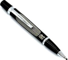 Rolls-Royce Black & Silver Luxury Ballpoint Pen Collector’s Edition Gift Boxed picture