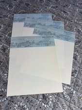 vintage Disneyland Magic Kingdom Club 1960 stationery RARE 4 sheets Main Street picture