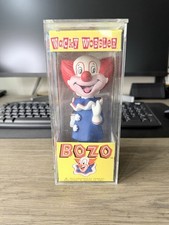 Vintage 2001 Funko Wacky Wobbler Bozo The Clown Bobblehead Original Box w Case picture
