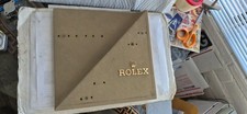 Vintage Rolex Dealer Window/Wall/Counter Display Board/Sign. 11-3/4 X 12