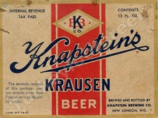 Knapstein's Krausen Beer Label 9