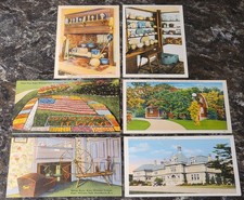 Vintage 1940s Lot of (6) Providence, RI - Rhode Island Linen Postcards picture