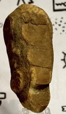 Native American/Man Made Ancient Hand Carved Stone Effigy,  2  oz • VA  picture