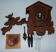 Vintage Schmeckenbecher Hybrid Cuckoo Clock 1971 Germany Electromechanical Parts picture