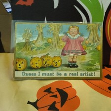 Antique Tuck’s  Halloween Postcard #50 picture