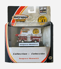 Matchbox 50th Anniversary Lot of 2 Seagrave Meanstreak Fire Truck Diecast Model  picture