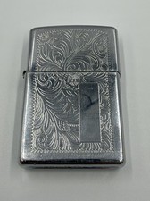 1984 Vintage Zippo Lighter - Florentine / Venetian Scroll Design picture