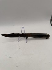 Vintage Imperial fixed blade knife Serrated Back. Fast Shipping picture