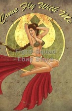 WW2 Picture Photo Pinup Come Fligth With Me 6164 picture