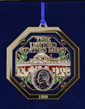 1999 U.S. Mint Holiday Ornament picture
