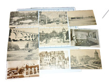 Antique Postcard Lot 9pc Mexico 1904 Montreux Swiss Lebanon RPPC Pont du Gard picture