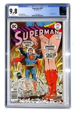 Superman #307 CGC 9.8 DC Comics 1977 Supergirl Appearance White Pgs. (MS) picture