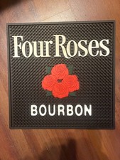 Four Roses Bourbon Whiskey Bar Restaurant Mat 13x13 picture