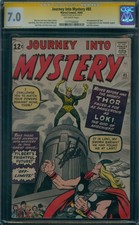 Journey Into Mystery 85  CGC 7.0  1st Loki Stan Lee Signature Series picture