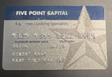 Graham Nash Personally Owned Five Point Capital Credit Card - Crosby Stills Nash picture