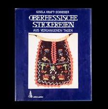 BOOK German Folk Embroidery Uppen Hessen ethnic dress costume antique cap shawl picture