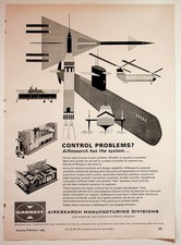 Garrett AiResearch 1964 Vintage Print Advertisement Aircraft Control Systems picture