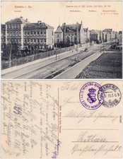 Kamenz Kamjenc street section at the barracks buildings Upper Lusatia 1915 picture