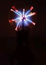 Vtg 1980s Radio Shack Illuma Storm Plasma Ball Globe Lamp 42-3034 Tested Works picture