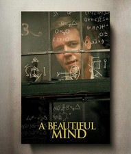 A Beautiful Mind 8x12 Metal Movie Poster Sign picture