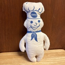 Vintage 1970s Pillsbury Doughboy Stuffed Cloth Doll Advertising Promo Plush picture