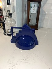 Salins Studio France Pierre Casenove Memphis Style Cobalt Blue Coffee Tea Pot picture