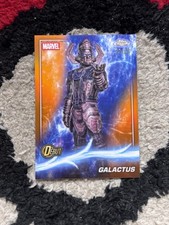2025 Topps Chrome Marvel Studios Galactus Orange Refractor /25 #200 picture