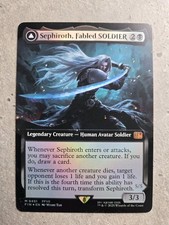 Sephiroth Fabled SOLDIER/Sephiroth One-Winged Angel EXT Foil Final Fantasy MTG picture