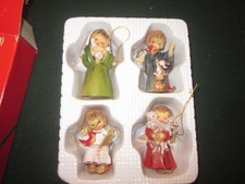 Little Angels Set of 4 Hong Kong Christmas Figurine Ornaments Vintage 3 “ picture