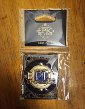 Epic Universe Emblem 3D Logo Park Grand Opening Day Magnet Universal Studios picture