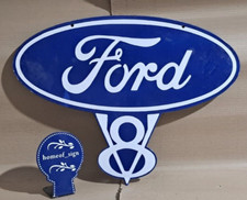 Ford Porcelain Enamel Sign 25 X 19 Inches 2 Sides picture