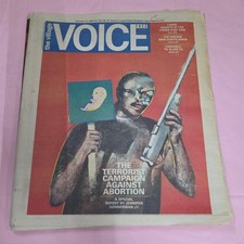 1998 Village Voice Newspaper Nov 10 Terrorist Campaign Against Abortion NYC picture