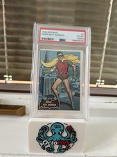 1966 A & BC BATMAN BLACK BAT ROBIN - BOY WONDER RC #2 PSA 4 picture