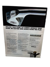 1973 Wilson 1200 Golf Clubs Original Print Ad Vintage picture