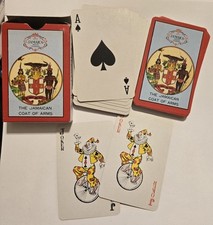 Vtg Jamaica Coat Of Arms Playing Cards KB1 picture